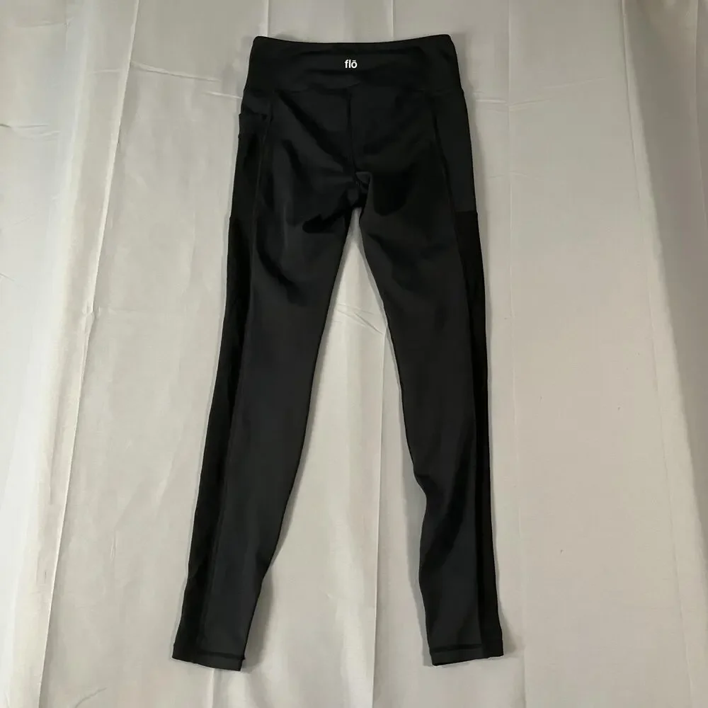 Flo Leggings Womens Small‎ High Waist Pocket Stretch Yoga Gym Athletic Pants